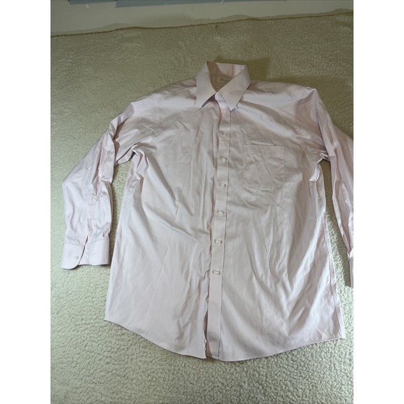 Roundtree & Yorke Other - Roundtree & Yorke Gold Label Mens 16.5 Pink Long Sleeve Dress Shirt